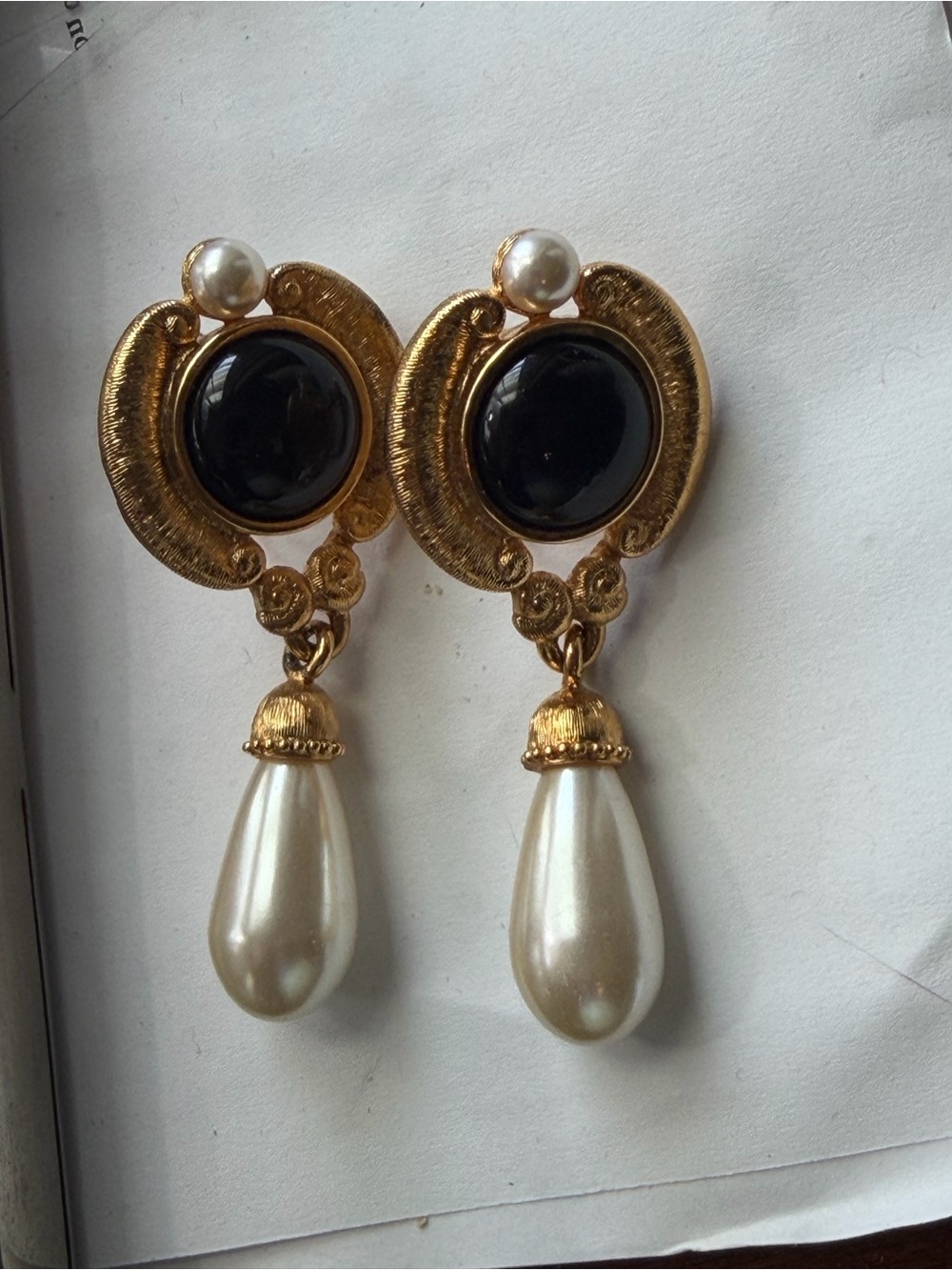 Vintage Napier clip on earrings
